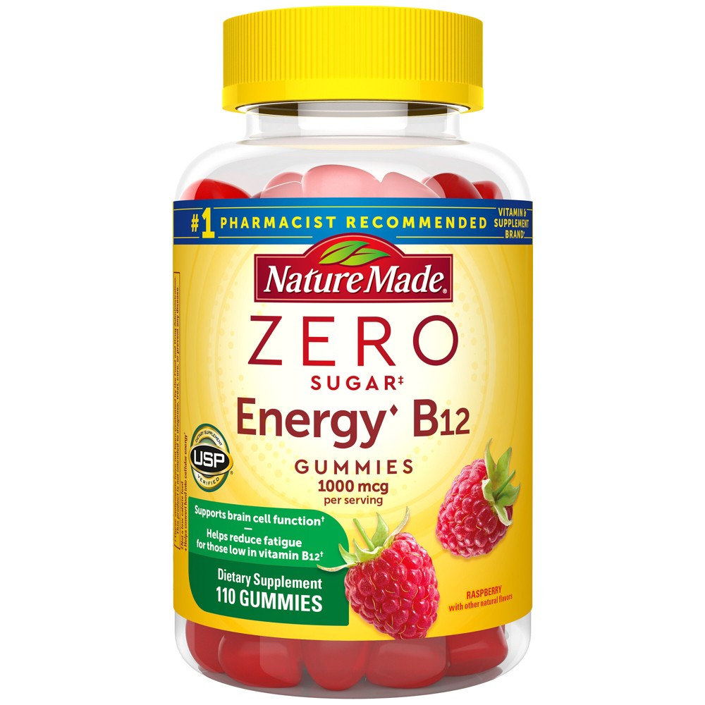 Photos - Vitamins & Minerals Nature Made Zero Sugar Vitamin B12 Sugar Free Gummies - 110ct