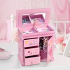Mele & Co. Krista Girls' Musical Ballerina Jewelry Box - Pink - 3 of 4