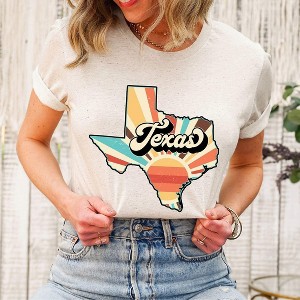 Simply Sage Market Women's Retro Texas Short Sleeve Graphic Tee - 1 of 4