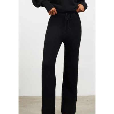 Women's Ribbed Wide Leg Pants - &merci