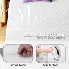 FDW 8 Inch Green Tea Memory Foam Mattress Cooling Gel Infused Mattress,Fiberglass Free/CertiPUR-US Certified/Bed-in-a-Box,White - 3 of 4
