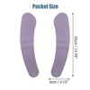 Unique Bargains 4pair Toilet Seat Cover Pad Bathroom Warm Toilet Seat Cushion Washable Reusable - 4 of 4