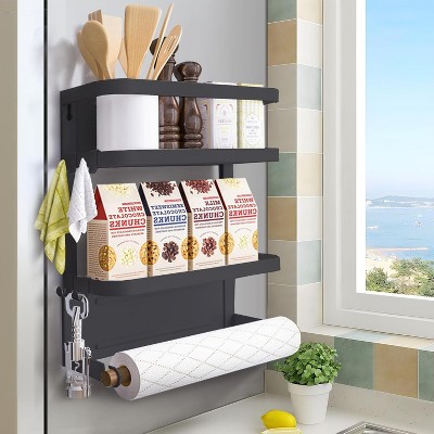 Magnetic Spice Rack for Holder for Fridge Magnetic Shelf Organizer Spice Rack Kitchen Organization