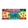 Evergreen Indoor Outdoor Doormat Bundle Set of 4 - Frame and 3 Welcome Paw Print Pet Inserts - 4 of 4