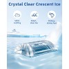 ZAFRO Commercial Crescent Ice Maker Machine 120Lbs/24H, Ready in 12Mins, Undercounter Ice Makers with 26Lbs Storage Capacity, Self-Cleaning - 2 of 4