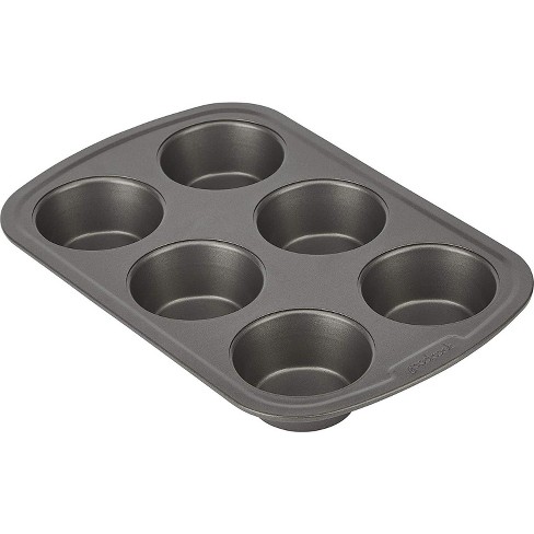 Wilton Bake It Simply Non-Stick Jumbo Muffin Pan, 6-Cup