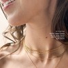 Elena Cuban Chain Necklace in Gold, Rose Gold, Silver - Honeycat - image 3 of 4