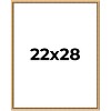 PosterPalooza | Classic Modern Gold Picture Frame - UV Acrylic, Foam Board Backing, Hanging Hardware - 2 of 4