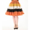 Unique Vintage Women's Plus 1950s Style Ruffled Petticoat Crinoline - 2 of 3