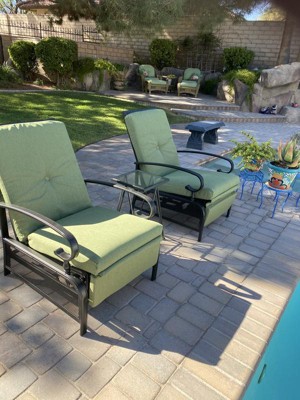 Patio Adjustable Recliner With Cushion - Captiva Designs : Target