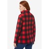 Woman Within Microfleece Quarter-Zip Pullover - 3 of 4