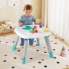Infans 6-in-1 Baby Activity Center w/Height Adjustable Board Detachable Toys Music - 3 of 4