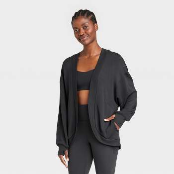 Women's Everyday Soft Long Sleeve Top - All In Motion™ Black M : Target