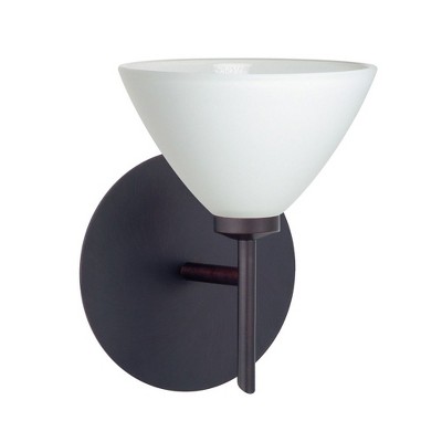 Besa Lighting Domi 1 - Light Wall Light in  Bronze