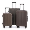 MAYEERTY 3-Piece Luggage Set (20"/24"/28") - PP Spinner Wheels, Carry-On, Matching Color, Combination Lock - 3 of 4