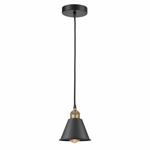 Smithfield - 1 Light Cord Hung Mini Pendant In Industrial Style-8.25 Inches Tall and 6.5 Inches Wide - 1 of 1