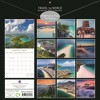 The Gifted Stationery 2025 Square Wall Calendar, Travel the World, 16-Month Passport Collection Theme with 180 Reminder Stickers (12x12 In) - 4 of 4