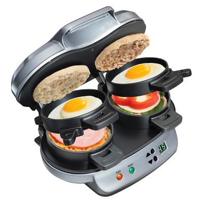 Hamilton Beach 25477 Breakfast Electric Sandwich Maker Black