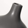 12"H Sullivans Matte Charcoal Jug Vase, Gray - 2 of 4