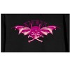 Batman Bat Mask, Cross Bones, and Bat Wings Men's Black Graphic Hoodie - 2 of 3