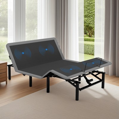 Lycvki Adjustable Bed Frame with Massage Head and Foot Incline