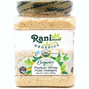 Organic  Psyllium Whole Husk Powder (Isabgol) - 9.8oz (280g) - Rani Brand Authentic Indian Products - 1 of 4