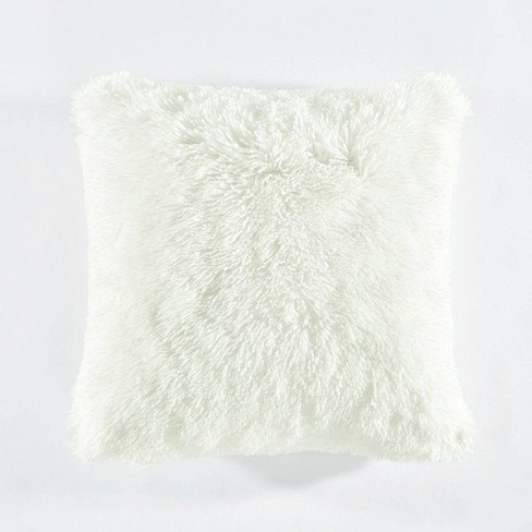Inyahome White Decorative Square Throw Pillow Covers for Living