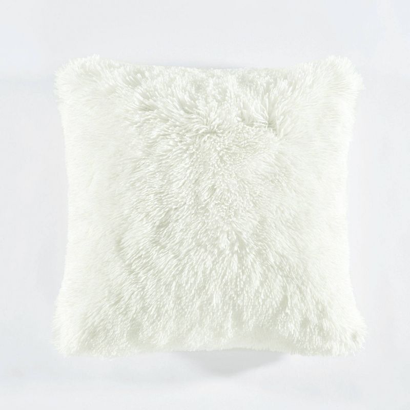 20&#34;x20&#34; Oversize Emma Square Throw Pillow Cover White - Lush D&#233;cor, 1 of 9