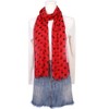 INSPIRE CHIC Women's 1950s Polka Dots Chiffon Retro Lightweight Soft Sheer Long Scarves for All Season 1Pc - 2 of 4