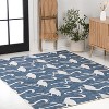 JONATHAN Y Liana Casual Coastal Flamingos Two-Tone Indoor/Outdoor Area Rug - 2 of 4