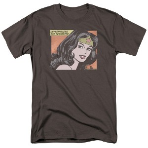 Men's Wonder Woman She Persisted T-Shirt - 1 of 4