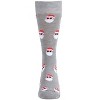 Memoi Men's Festive Funny Santa Shades Novelty Crew Socks - 2 of 4