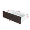 Sapphtopaz Retro Drawers Dresser for Bedroom, Wood Closet Organizers and Storage with Round Handles, Chest of Drawers for Bedroom, Entryway - 2 of 4