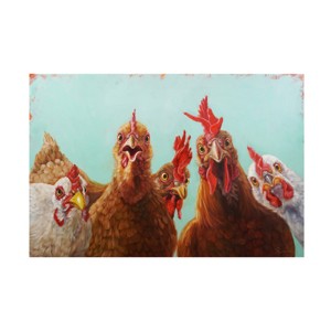Trademark Fine Art -Lucia Heffernan 'Chicken for Dinner' Canvas Art - 1 of 4