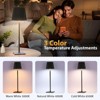 2 Pack LED Table Lamp Modern LED Desk Lamp with Touch Control Dimmable Night Light with 3 Color Temperatures for Living Room Bedroom Study Office - 4 of 4
