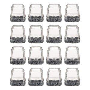 Unique Bargains Non-Slip Noise Reduction Chair Leg Protect Square Floor Pads 16 Pcs - 1 of 3