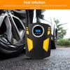 iMountek"Portable 12V Car Tire Inflator with Digital Display, 150 PSI, LED Light & Multi-Use Adapters"Black - 3 of 4