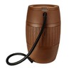 Good Ideas Bushman Spruce Creek 54 Gallon Rain Saver Barrel with Metal Spigot, Drainage Plug, Overflow Hose and Overflow Channel, Antique Brown - 3 of 4