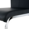 PAGED Upholstered Dining Chairs Modern Living Room Chairs Comfortable Kitchen Chairs with Metal Legs for Living Room - 4 of 4