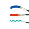 Creative Mark Pro-Stroke Powercryl Acrylic Paint Brushes - Explorer Value Set of 5 Assorted Shapes, Synthetic Brushes for Artists, Seamless - 3 of 4