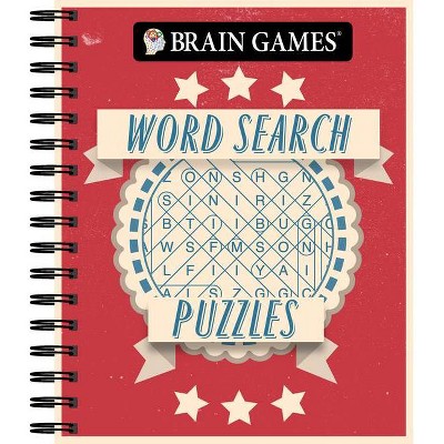 Brain Games - Word Search Puzzles (Exercise Your Mind) - by  Publications International Ltd & Brain Games (Spiral Bound)