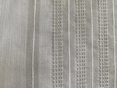 King Cotton Woven Stripe Duvet Cover & Sham Set Moss Green/white ...