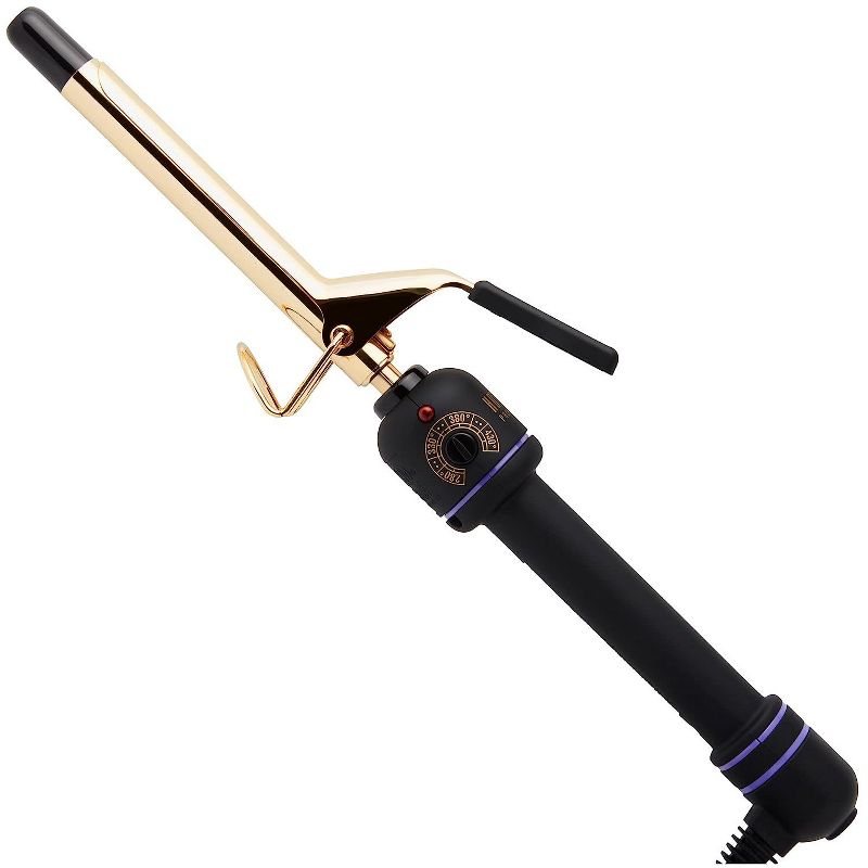 HOT TOOLS 5/8" Spring Gold Curling Iron Model #HO-1109, 2 of 9