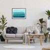 Stupell Industries Turquoise Gradient Shape Painting Black Framed Giclee Art - 2 of 4