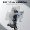 Boersma Metal Phone Tripod Mount with Cold Shoes, Adjustable Phone Clamp Metal Phone Holder Compatible with iPhone 16 15 Pro Max S24 Ultra Camera Cage - 4 of 4
