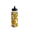 Alisa Galitsyna Mid Century Garden Water Bottle - Society6 - image 2 of 4