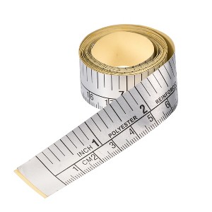Unique Bargains Plastic Adhesive Double Scale Waterproof Measuring Tape - 1 of 4