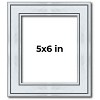 PosterPalooza | Photo Size Classic Silver Picture Frame - UV Acrylic, Foam Board Backing, Hanging Hardware - 2 of 4