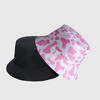 Anna-Kaci Women's Cow Print Bucket Hat - Double - Sided Wear - 2 of 3