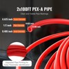 VEVOR PEX Pipe 1/2 Inch, 2 x 100 Feet Length PEX-A Flexible Pipe Tubing for Potable Water, Pex Water Lines for Hot/Cold Water, Blue & Red - 3 of 4